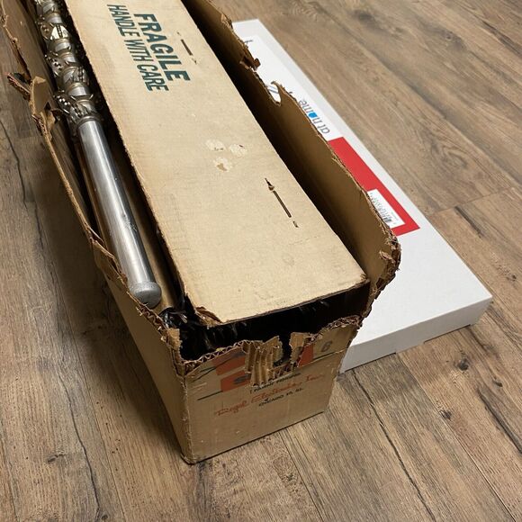 Vintage Aluminum Christmas Tree 6ft Sapphire Regal W/ Box 60s 70s 52 branch READ - Picture 16 of 16